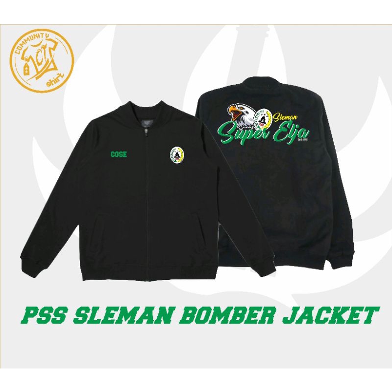 Jaket PSS Sleman Super Elja / Bomber Jacket Edisi Premium Free Sticker