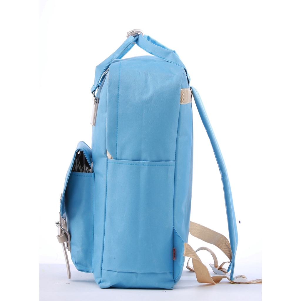 tas anak perempuan lucu unik cantik / tas sekolah sd smp sma / tas ransel anak cewek backpack biru muda