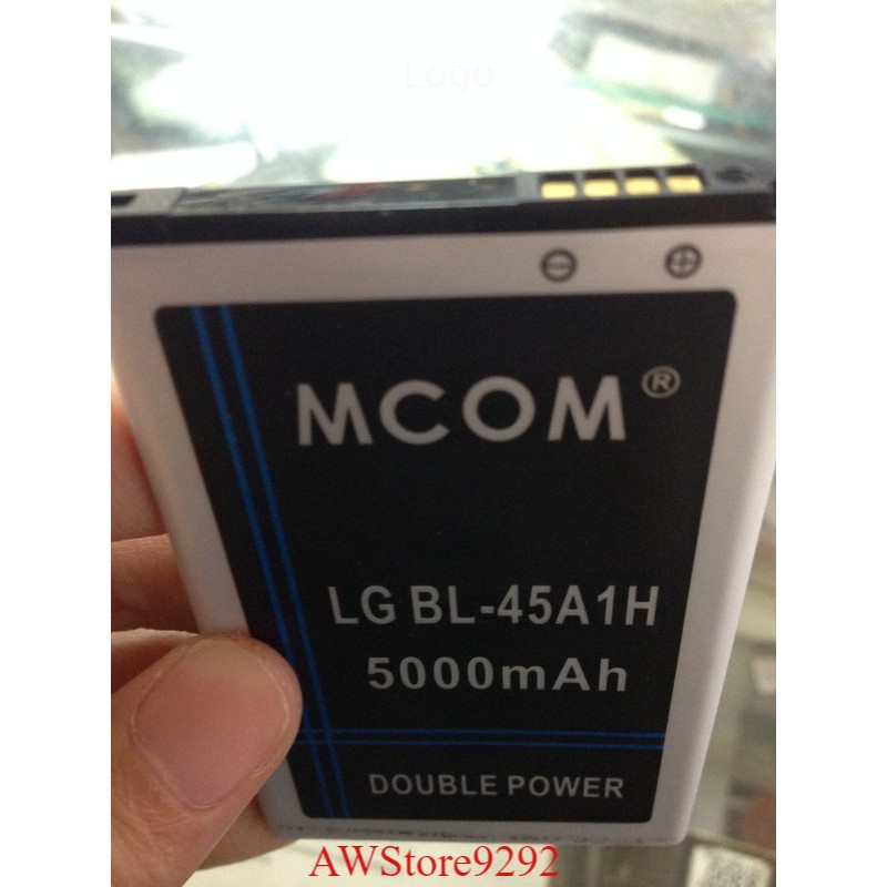 Mcom Battery Batre Baterai Double Power Mcom LG BL45A1H BL-45A1H K10 4G F670 Q10 K420