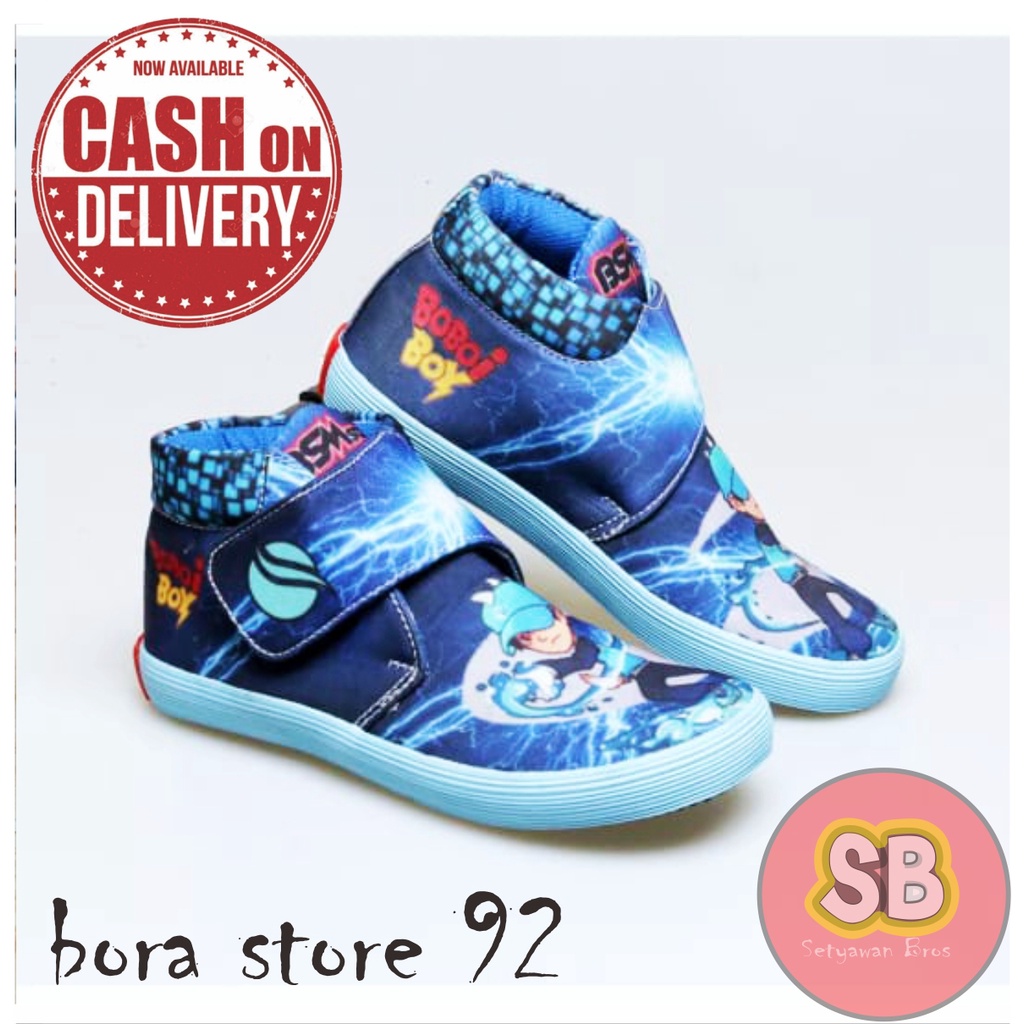 Sepatu BOBOIBOY Anak Sneaker / Sepatu Anak Laki Laki Karakter Keren