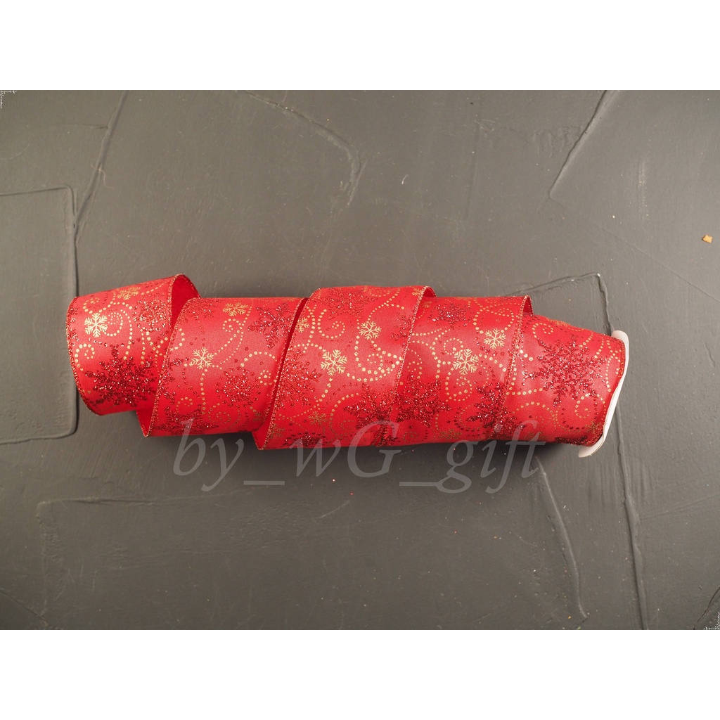 

Pita Kain Natal Corak ; Lebar 6,3 cm; Panjang 3 yard - Warna Merah B