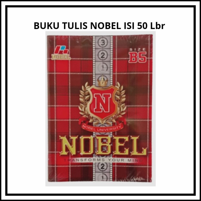 

Murah Buku Tulis Nobel 50 Lembar 1 Pak Isi 10 Bergaransi