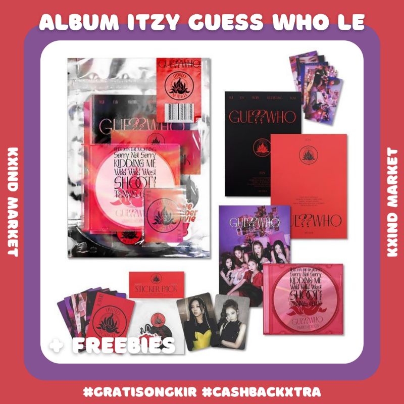 Album Itzy Guess Who Limited Edition / album Itzy / album only Itzy / album gw / guess who / yeji Ry