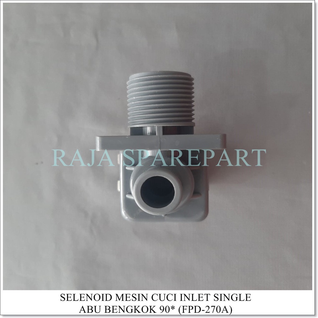 Selenoid / Water Inlet Mesin Cuci INLET SINGLE BENGKOK 90° (Merk ONECOOL)