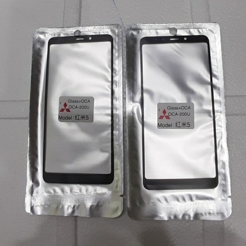 Glass LCD Kaca Depan LCD with Lem OCA Xiaomi Redmi 5