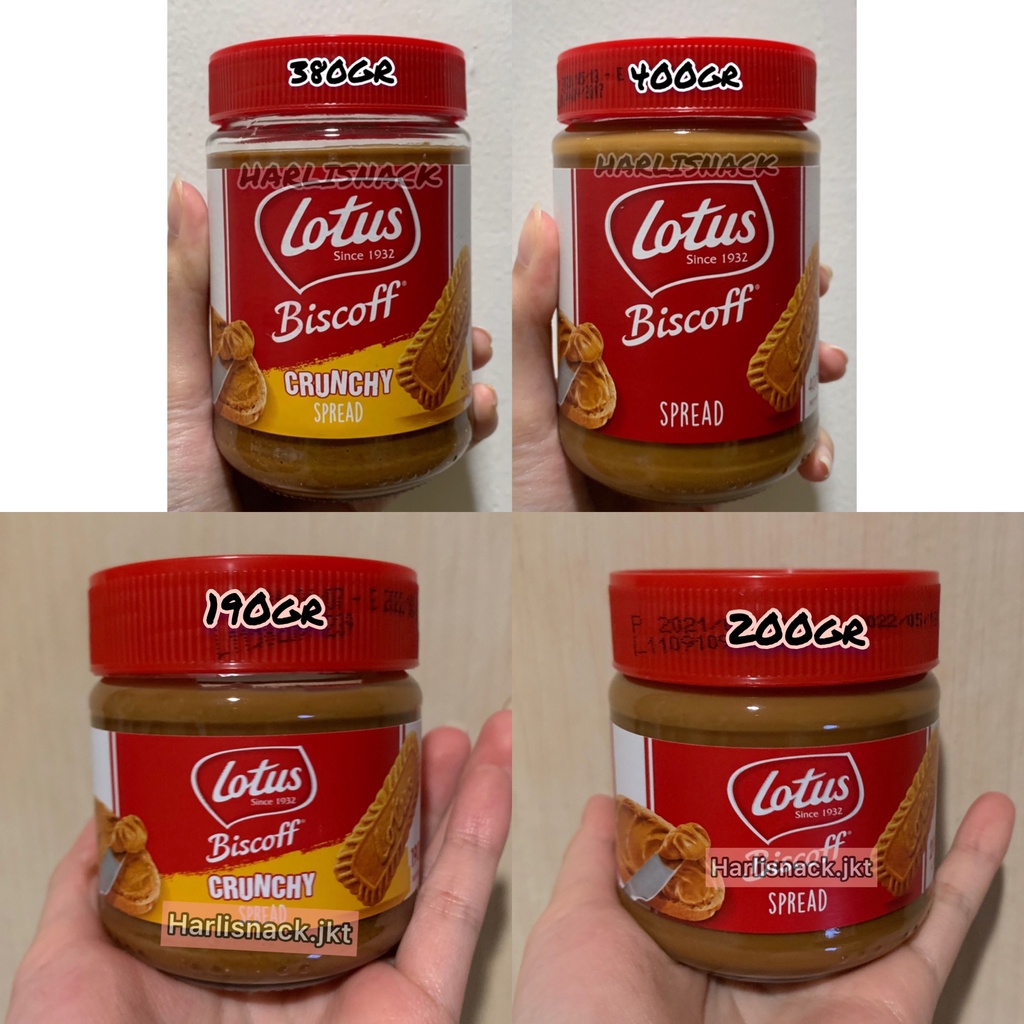 

Lotus Biscoff Crunchy Biscuit / Smooth Spread Belgia Butter Caramel