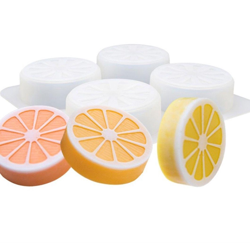 Solighter Cetakan Sabun DIY Art Soaps Making Silicone Cetakan Resin Jeruk