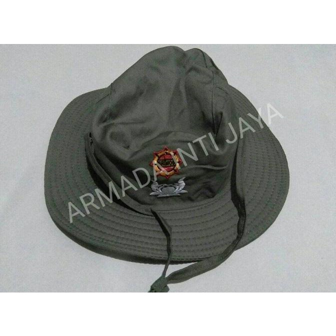 Bergaransi Topi Rimba Brimob Hijau Promo