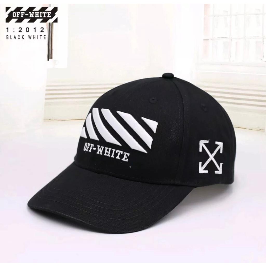 Topi Baseball Off White Premium