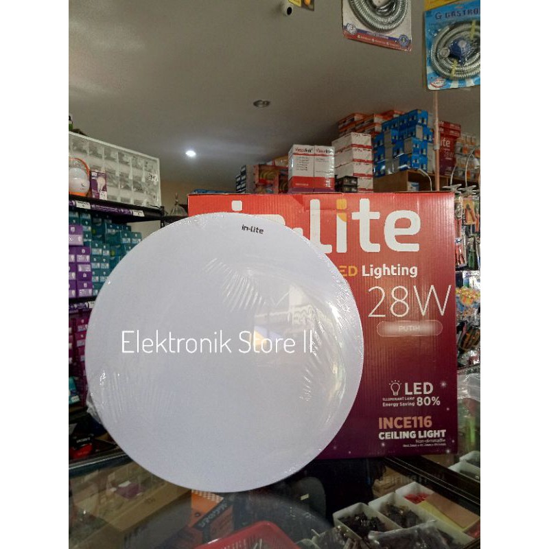 Lampu plafon LED 28 Watt In-Led lampu plafon hias rumah