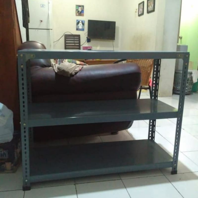 RAK BESI SIKU LUBANG 3 SUSUN