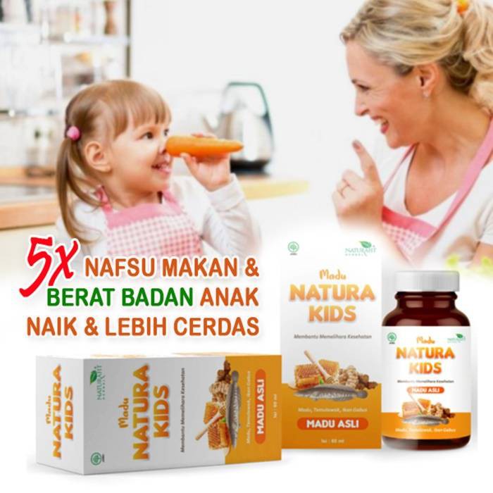 

Madu Asli Anak Pintar Naturakids Herbal Mutlivitamin Extrak Temulawak Extrak Ikan Kutuk Premiumdari