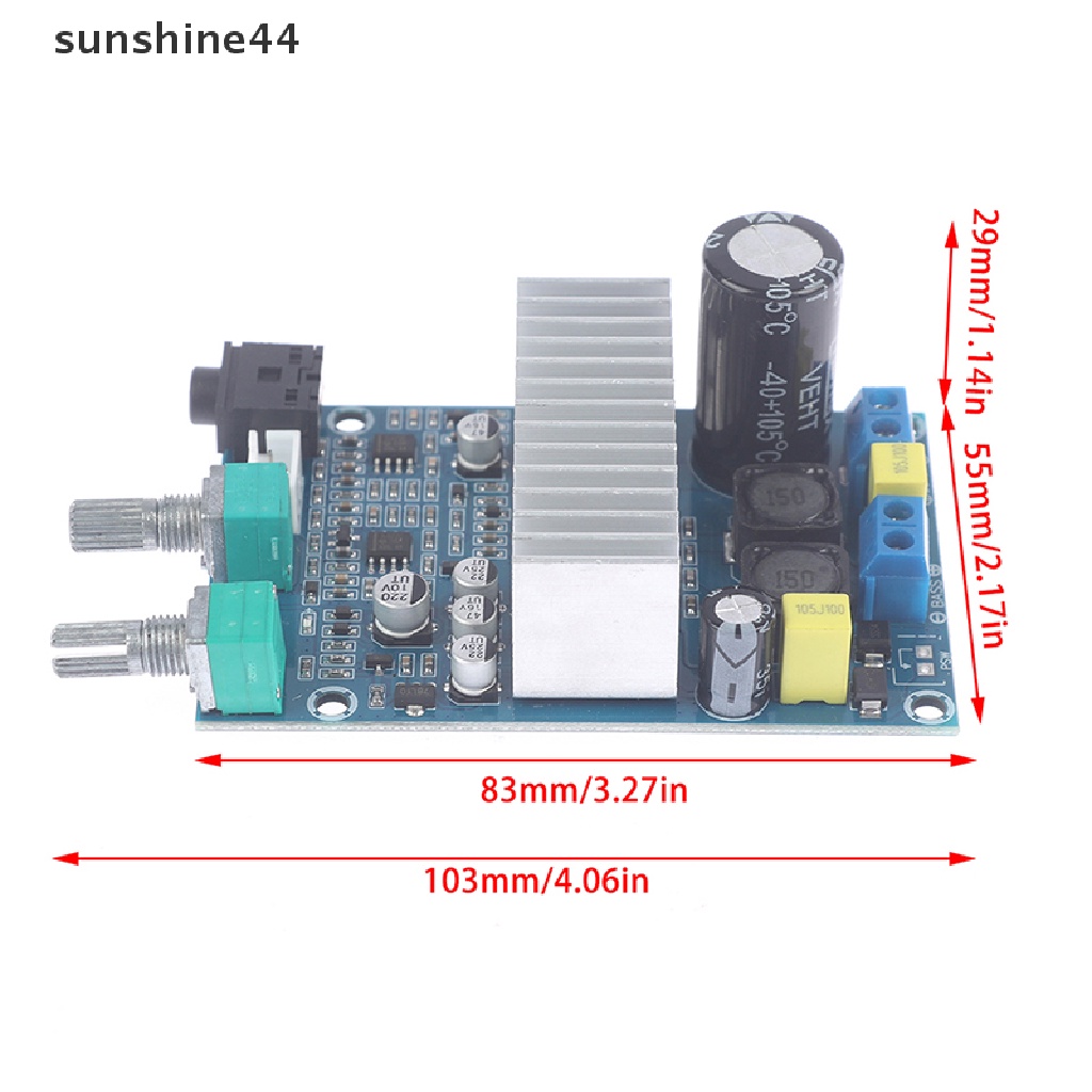 Sunshine TPA3116 100W Papan Amplifier Subwoofer Mini Untuk Home Theater Power