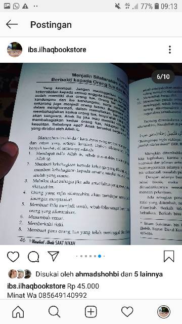 Nasihat abah saat nikah