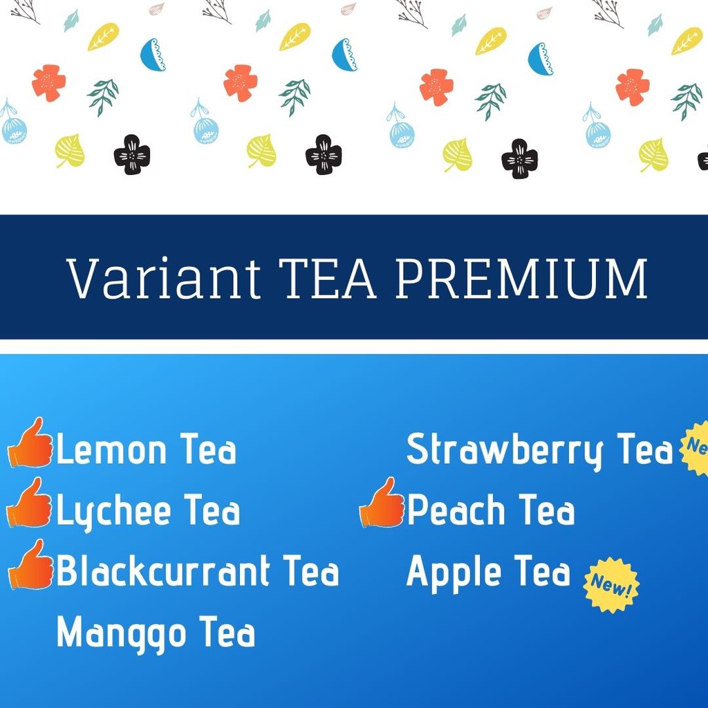 FREEZ'U PREMIUM MANGO TEA 1Kg - Bubuk Minuman MANGO TEA 1Kg - MANGO TEA Bubuk 1Kg - MANGGO TEA