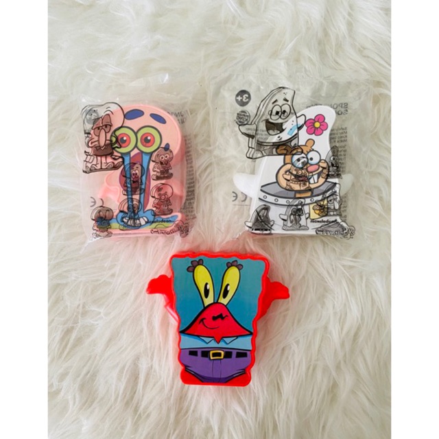 Mainan happy meal spongebob