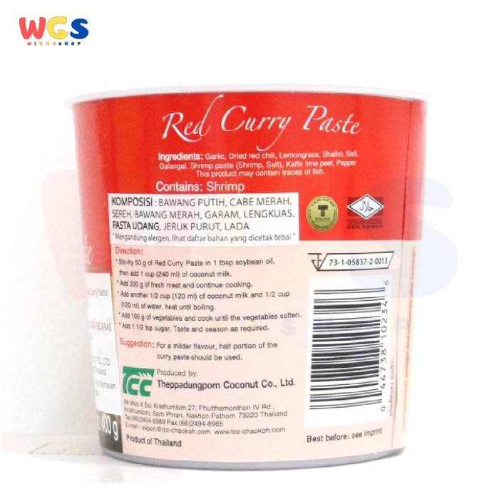 

Ready- Mae Ploy Thai Red Curry Paste 400 Gr - Bumbu Kari Merah