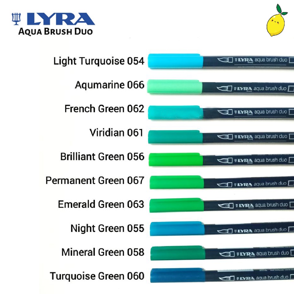 

Brush Pen Lyra Aqua Brush Duo (Green)