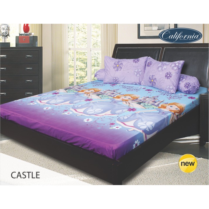 TermurahBedcover California 180 x 200 Sofia Castle ( King size )