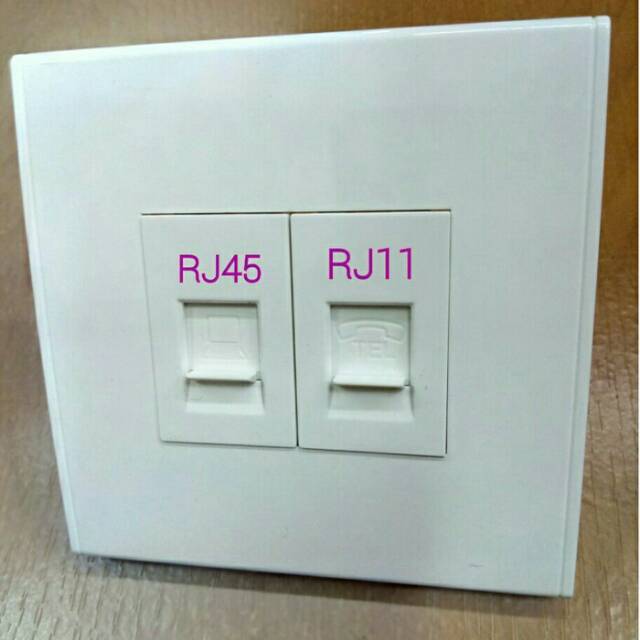 socket RJ45 KOMPUTER RJ11 TELEPON