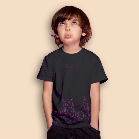 kaos anak stuff kids FIRE STUFF Kaos Anak Distro Umur 3-12 Tahun Cotton 24s