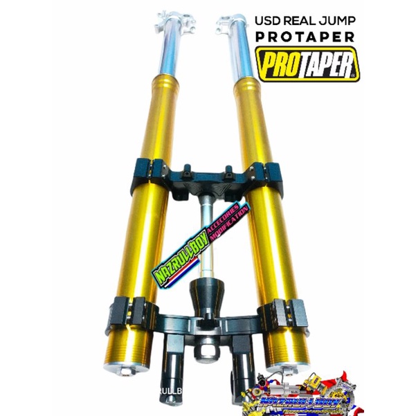 Upsidedown USD Upside Down Shock Depan KLX CRF CROSS Trail Protaper Real Jump Universall Shock depan