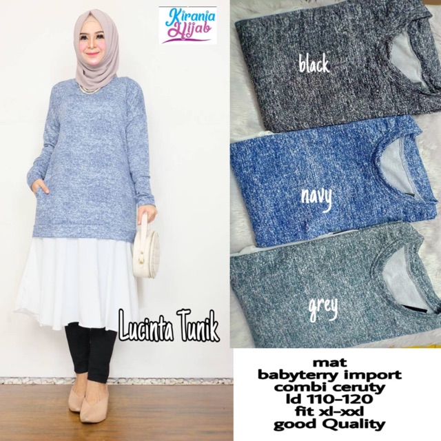 Lucinta Tunik/Senra Tunik/Napoleon Long Tunik