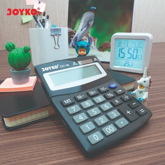 

JOYKO CC-13 CALCULATOR / KALKULATOR / 12 Digit / Hitam RB9