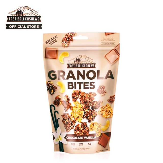 

East Bali Cashew - Granola Bites - Snack Sehat 125 Gram