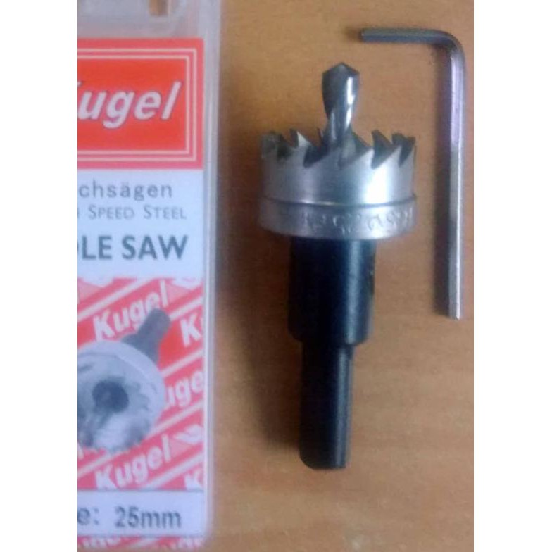 Hole Saw Besi 25mm / HoleSaw Besi 25mm / Mata Bor Besi 25mm KUGEL