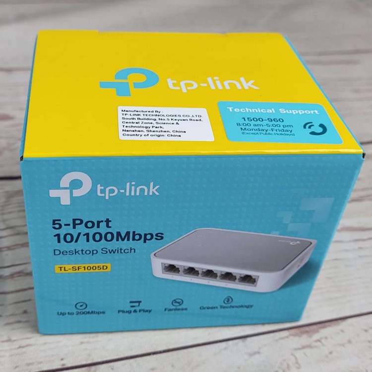 g8c tp-link desktop switch 5-port 10/100mbps - tl-sf1005d - white Or-i