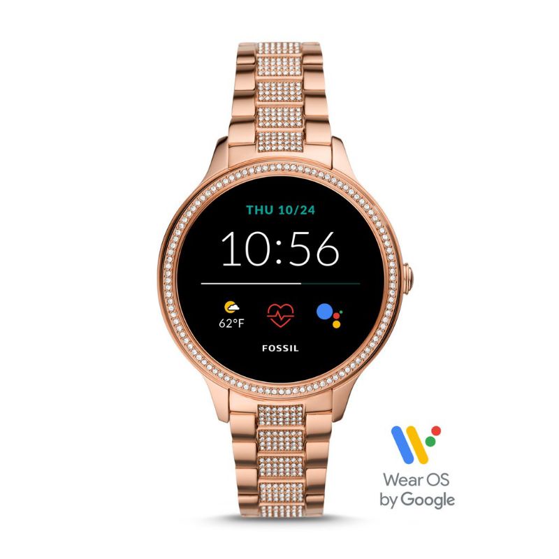 Smartwatch Fossil Gen 5E FTW 6072 Rosegold Blink Baru Ori