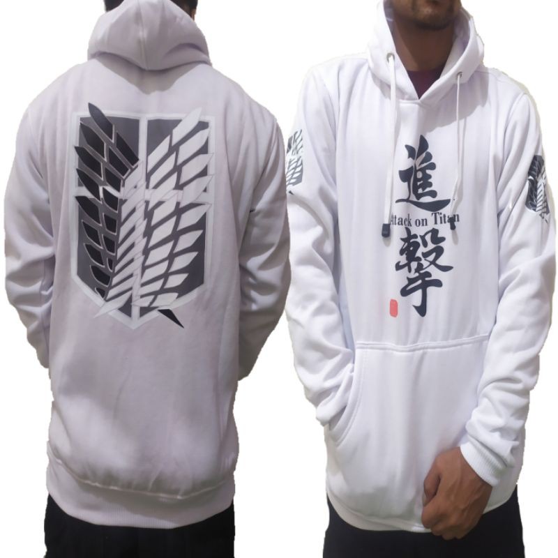 Sweater attack on titan snk white