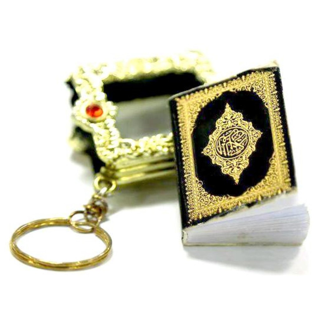 GANTUNGAN KUNCI ALQURAN MINI SOUVENIR HAJI AL-QURAN - 1 PC