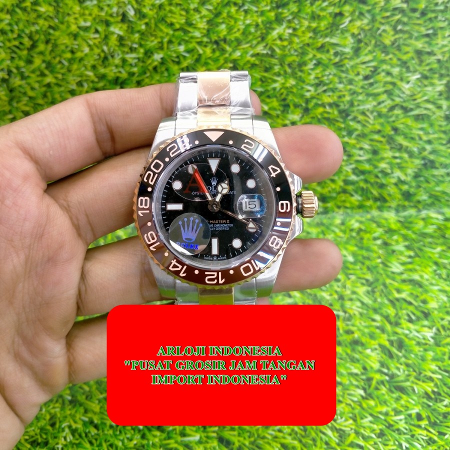 Rolex Rootbeer Gmt Master Two Tone Ref 126711chnr Gmt Garansi 1th