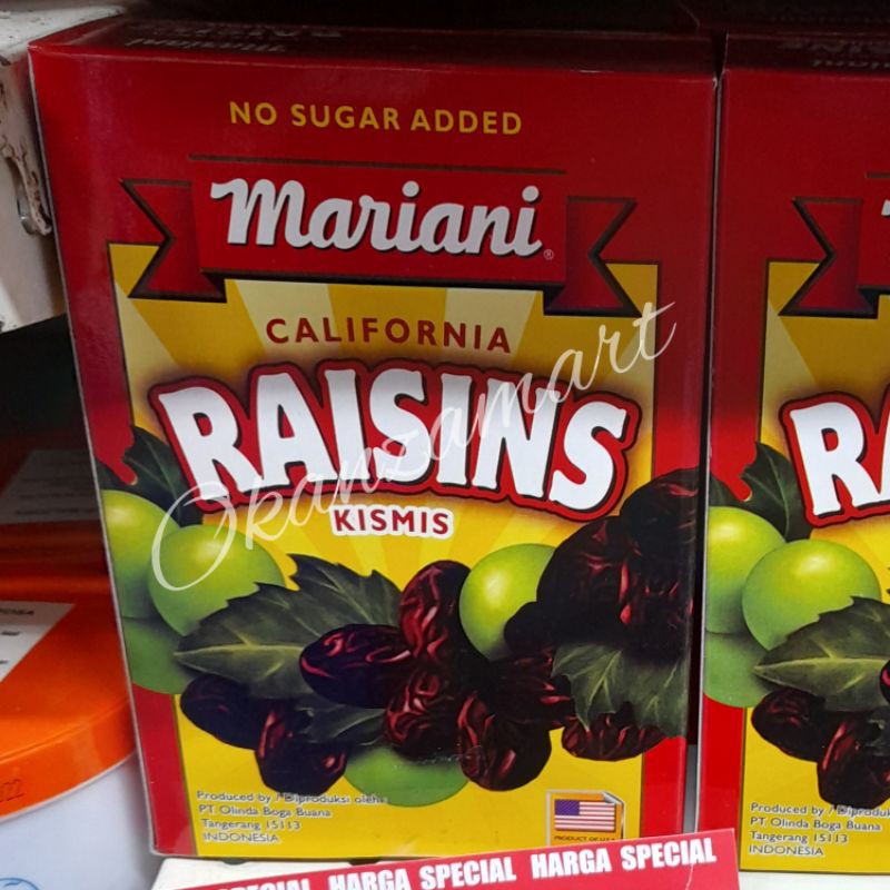 

Mariani Raisins 300gr
