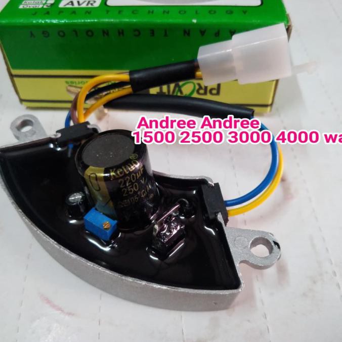 Best Produk] Avr Genset Bensin 2500 1500 4000 Watt Mesin Gx 160 200 Oval Aluminium