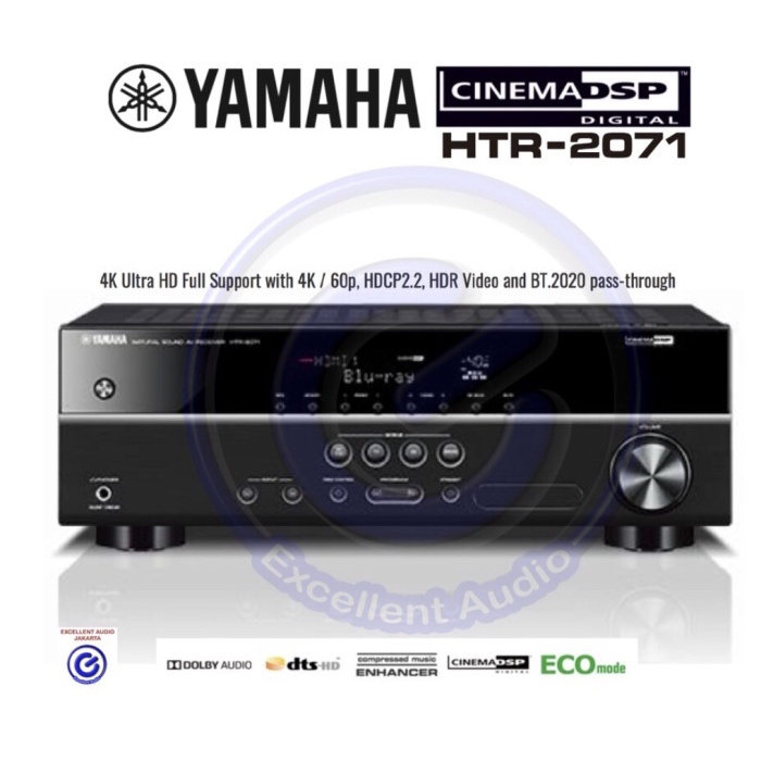 Limited - Yamaha Htr2071 Htr 2071 Home Theater Amplifier Sln Denon Marantz Onkyo