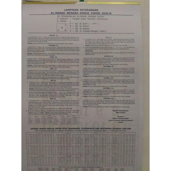 

Promo terbaru unik Kalender 2020 Angka Menara Kudus Murah meriah