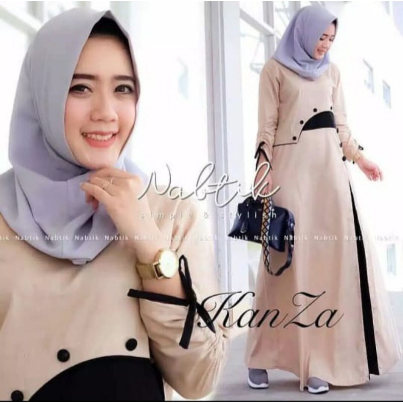 Promo Gamis Kanza Dress Terbaru Fashion Muslim
