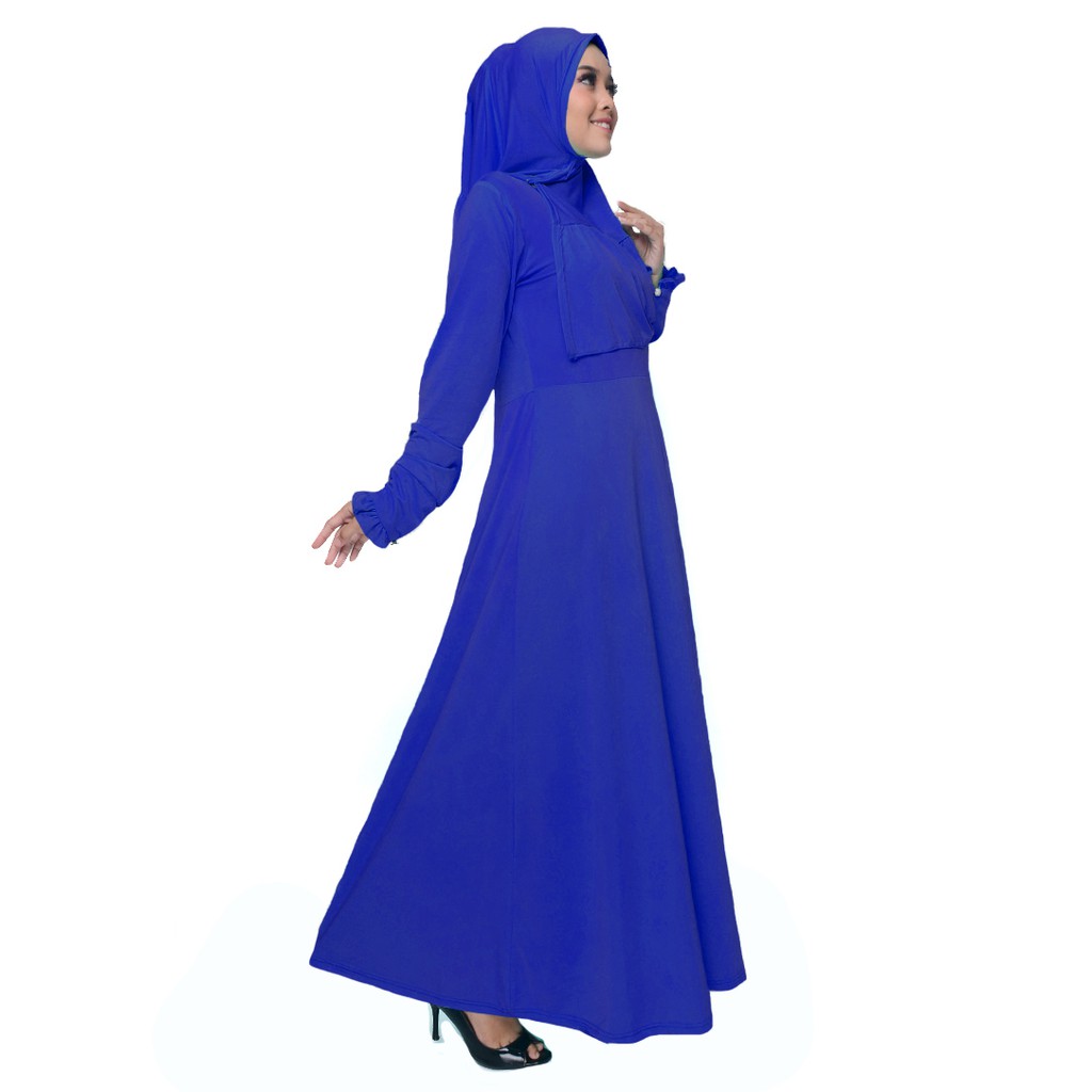 Long Dress Gamis Hijab Syar'i tangan Panjang - XSHOP Lena