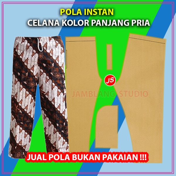 Pola Instan Celana Kolor Panjang Pria | Rotsa.Id