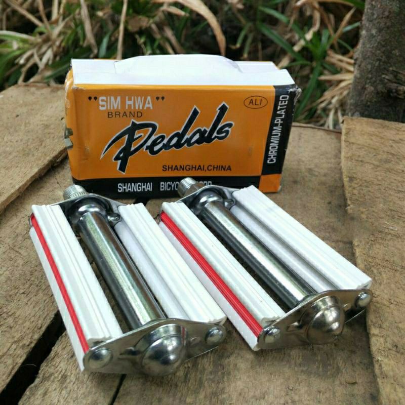 Pedal Karet Putih Sepeda Onthel Klasik Antik Vintage