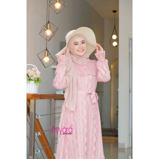 OUTFIT KONDANGAN / GAMIS BRUKAT KEKINIAN