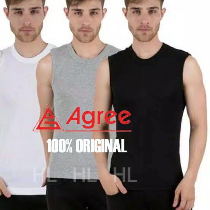 KAOS DALAM PRIA AGREE OBLONG TANPA LENGAN / TANKAGREE .