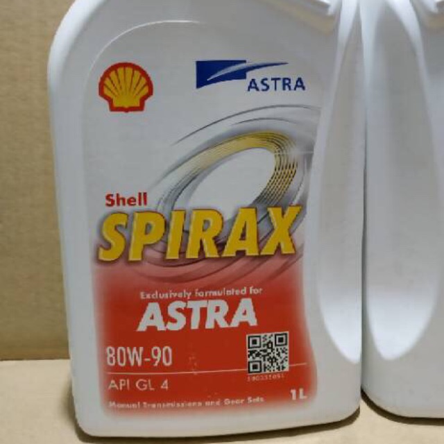 Oli gardan shell spirax 80w 90