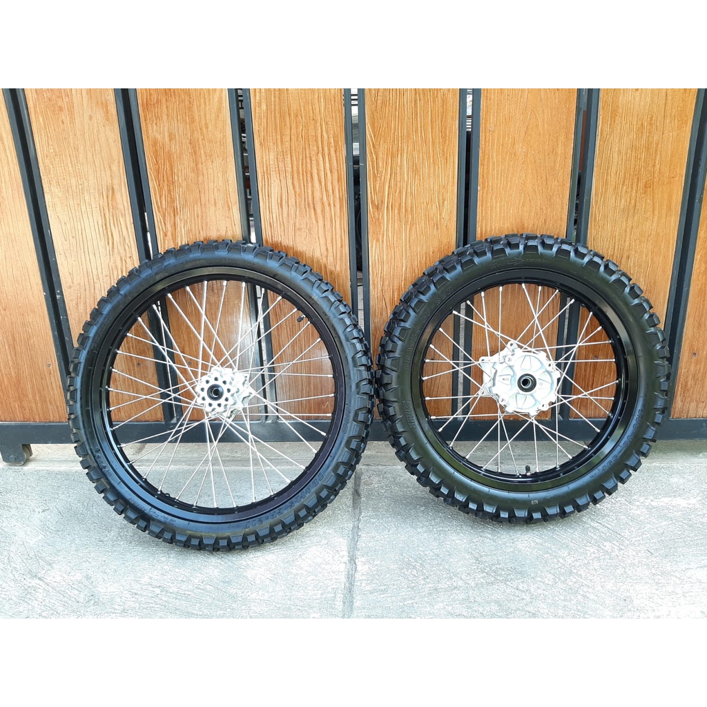 Wheelset Roda Depan Belakang Ori Copotan Honda CRF 150 L Original