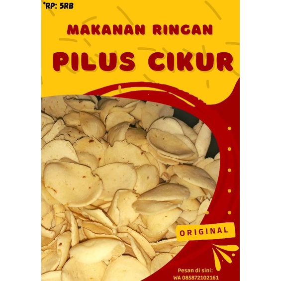 

1kantong Pilus cikur rasa cemilan gurih