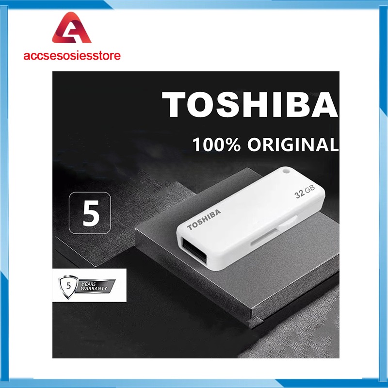 32GB/64GB/128GB Toshiba Flashdisk U203 Original Flashdisk TransMemory USB 2.0 Asli