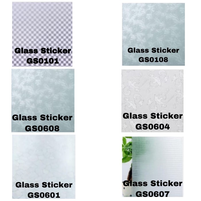 Stiker Kaca Sandblast untuk Rumah atau Kantor Lebar 45cm